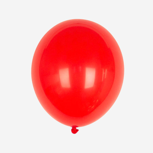 Red balloons for a birthday decoration or wedding decoration
