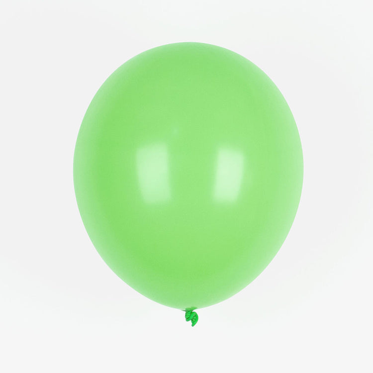 globo verde para cumpleaños de futbol