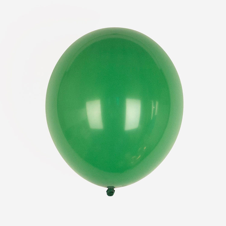 8 ballons de couleur verte, motifs Bon anniversaire, 28 cm