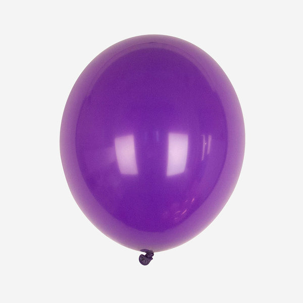 Ballons violet 10 anniversaire fille, 10 ans Arche Ballon violet