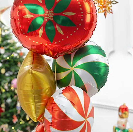 Idee decoration anniversaire enfant originale : ballon bonbon vert