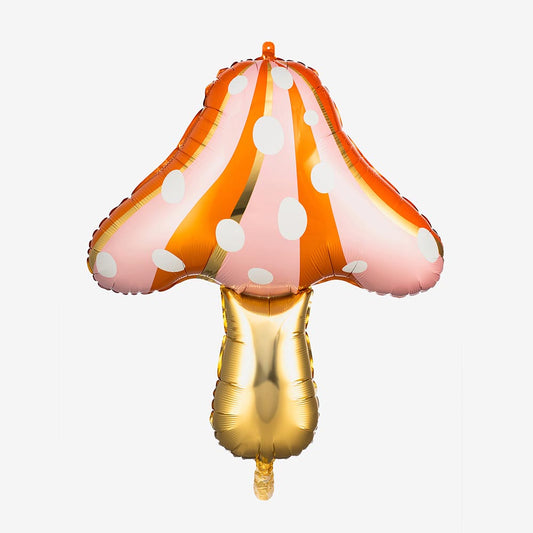 Mushroom balloon for woodland or forest animal birthday