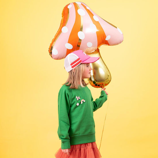 Ballon champignon pour déco originale anniversaire enfant 