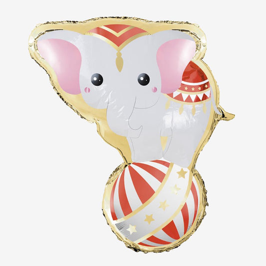 Globo de elefante de circo para decoración de cumpleaños de fiesta de circo