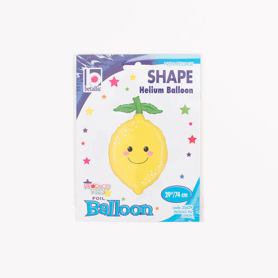 packaging ballon citron : deco anniversaire enfant