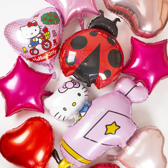 Ladybug birthday decoration: helium ladybug balloon for birthday