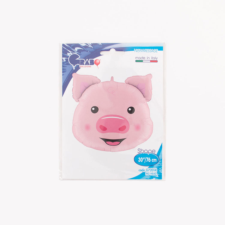 packaging ballon cochon : anniversaire animaux de la ferme