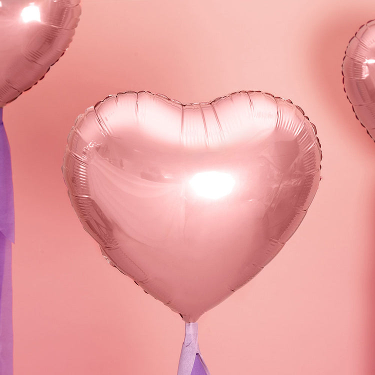 Día de San Valentín o EVJF: globo de helio de oro rosa para ofrecer My Little DAy