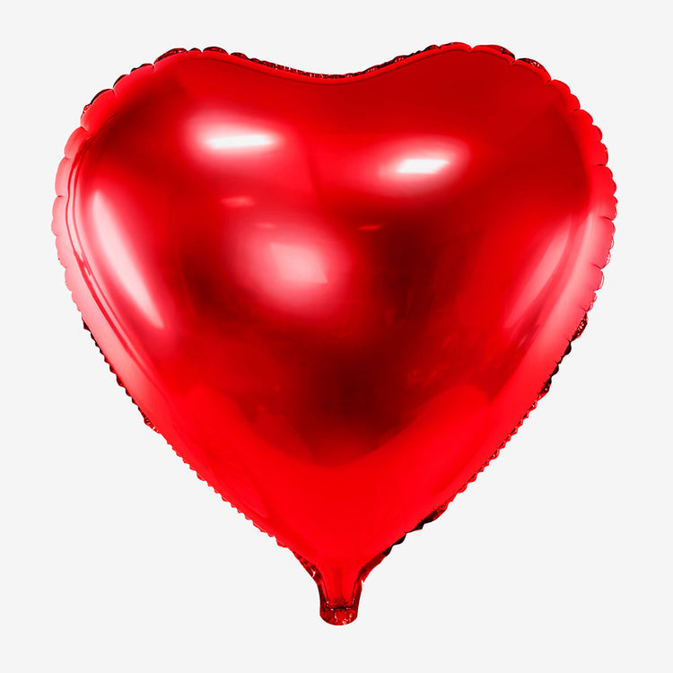 Día de San Valentín: Gran globo de helio rojo para ofrecer a My Little Day