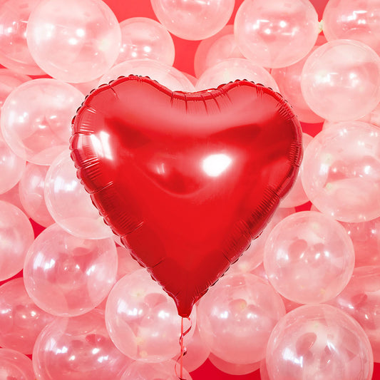 My Little Day: grande palloncino a forma di cuore di elio rosso per San Valentino o matrimonio