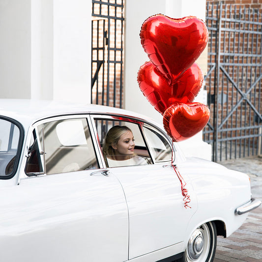 Matrimonio, EVJF o San Valentino: palloncino a elio a cuore rosso