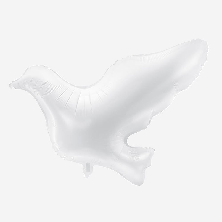 Globo paloma blanca para decoración de bautizo infantil
