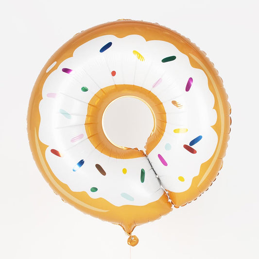 Globo de helio donut para decoración de cumpleaños infantil