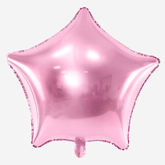 Blue star balloon for princess birthday, girl baby shower