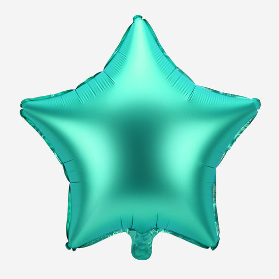 Ballon étoile vert pour decoration anniversaire enfant