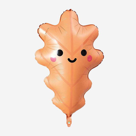 Ballon feuille de chêne hélium pour décoration fête feuille de chêne