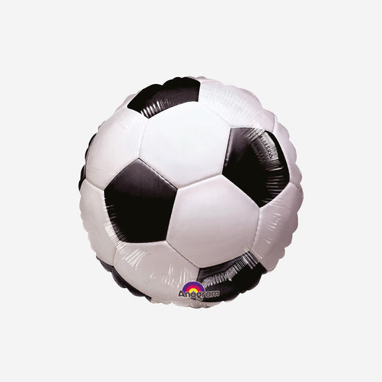 Balloon in the shape of a soccer ball for birthday decoration football party