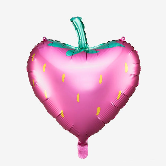 Ballon fraise hélium pour décoration anniversaire 1 an, anniversaire 2 ans