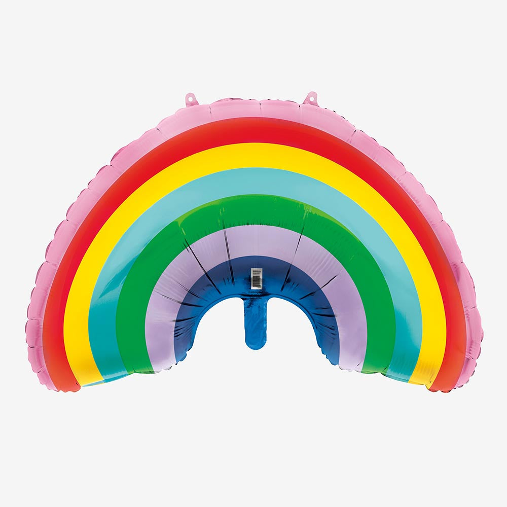 Ballon multicolore arc en ciel : idée déco anniversaire enfant, deco baby shower