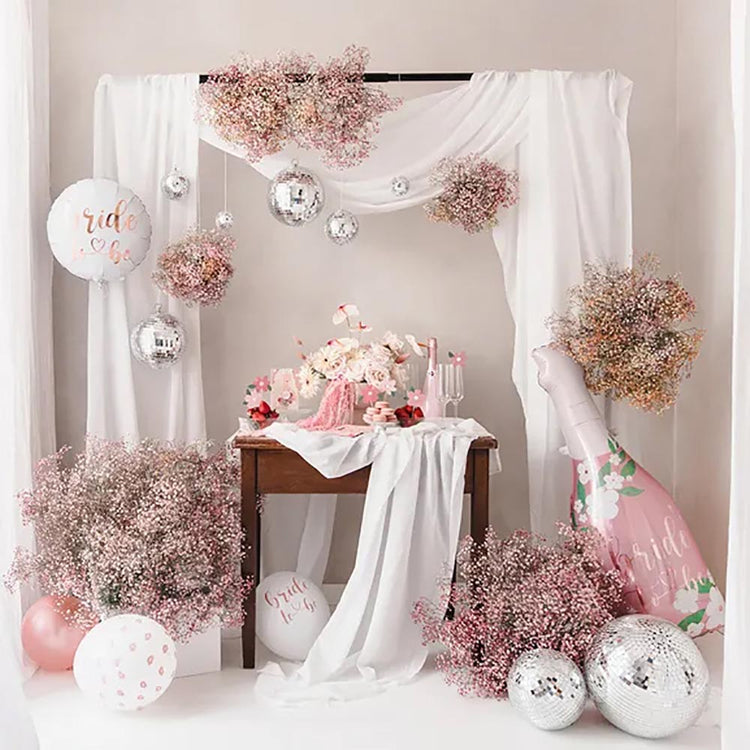 Bachelorette party decoration idea with helium balloon