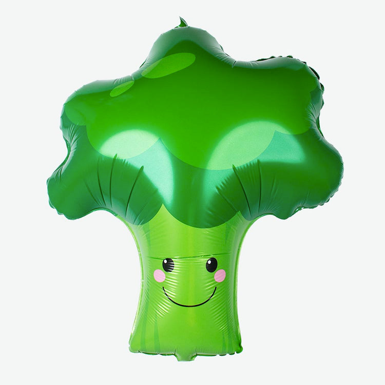 Globo de helio de brócoli para decoración de cumpleaños de animales de granja