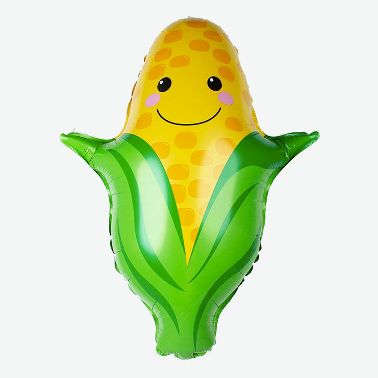Globo de helio de mazorca de maíz para decoración de cumpleaños de animales de granja
