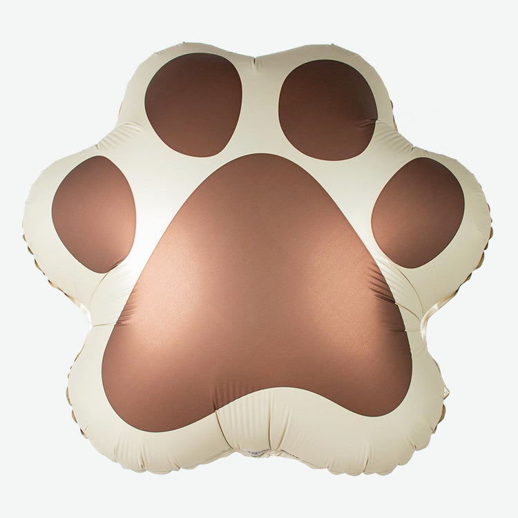 Ballon mylar en forme de patte de chien pour deco anniversaire enfant