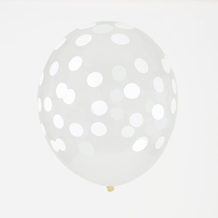 5 Ballons confettis pour anniversaire 30 ans - My Little Day