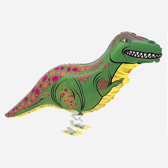 Fete d'anniversaire dinosaure : ballon marcheur t-rex