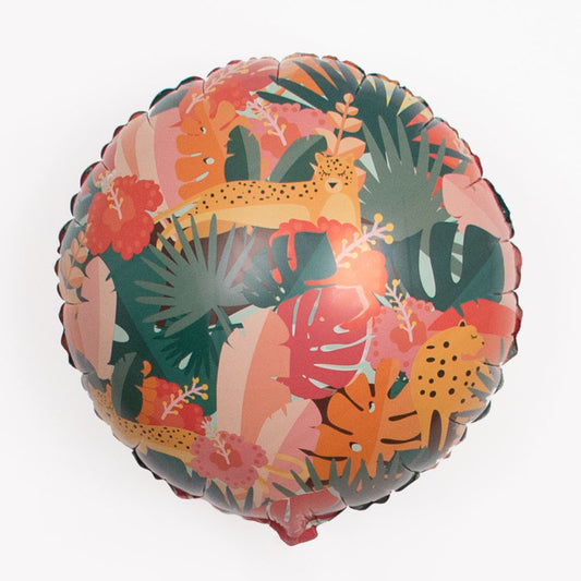 Ballon hélium motifs tropicaux pour fête tropicale