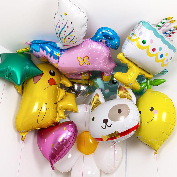 Ballons D'anniversaire Mignons D'hélium En Forme D'animal De