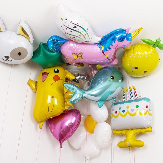 Decorazione di compleanno per bambini: palloncini ad elio per una decorazione di compleanno al top