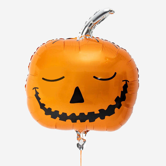 Pumpkin helium balloon for halloween party decoration