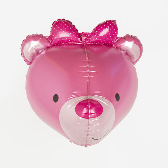 Déco de fête - Ballon ourson rose - Déco anniversaire 1 an, baby shower  fille