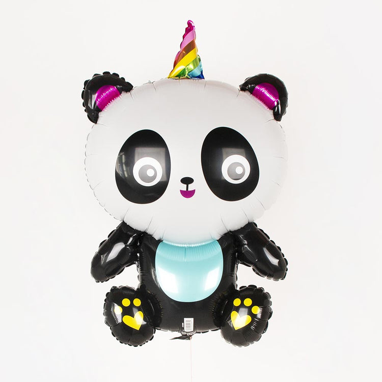 Ballon panda anniversaire pour décoration anniversaire enfant