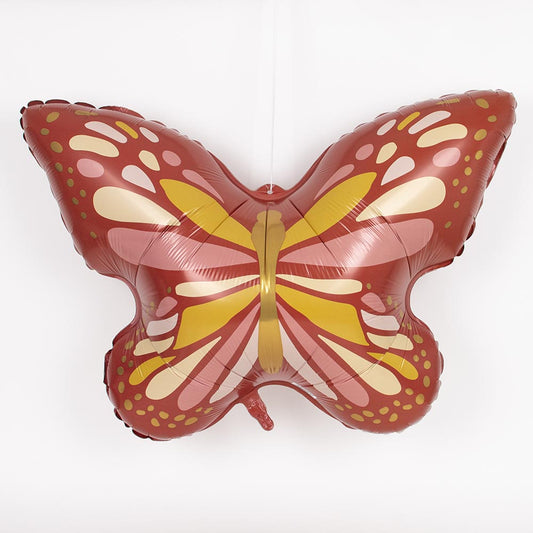 Globo de mariposa para decoración de cumpleaños de hadas, cumpleaños de animales.