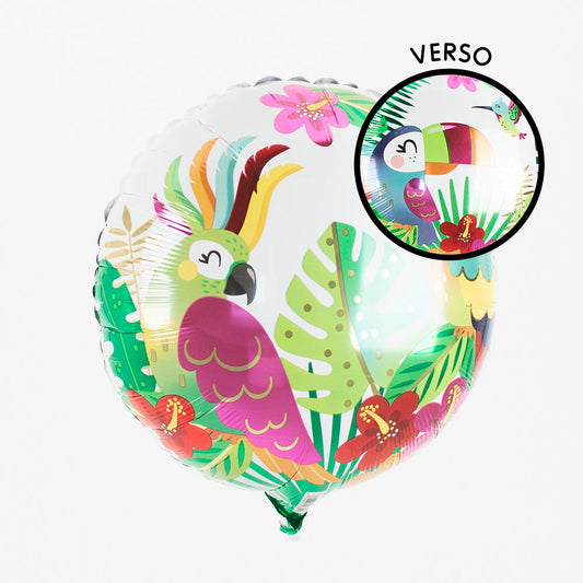 Ballon motif tropical paradise festif pour occasion speciale