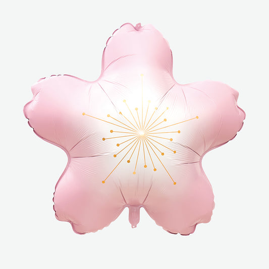 pink sakura shape balloon for birthday party