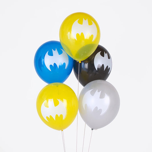 Globo de Batman para decoración de cumpleaños de superhéroes