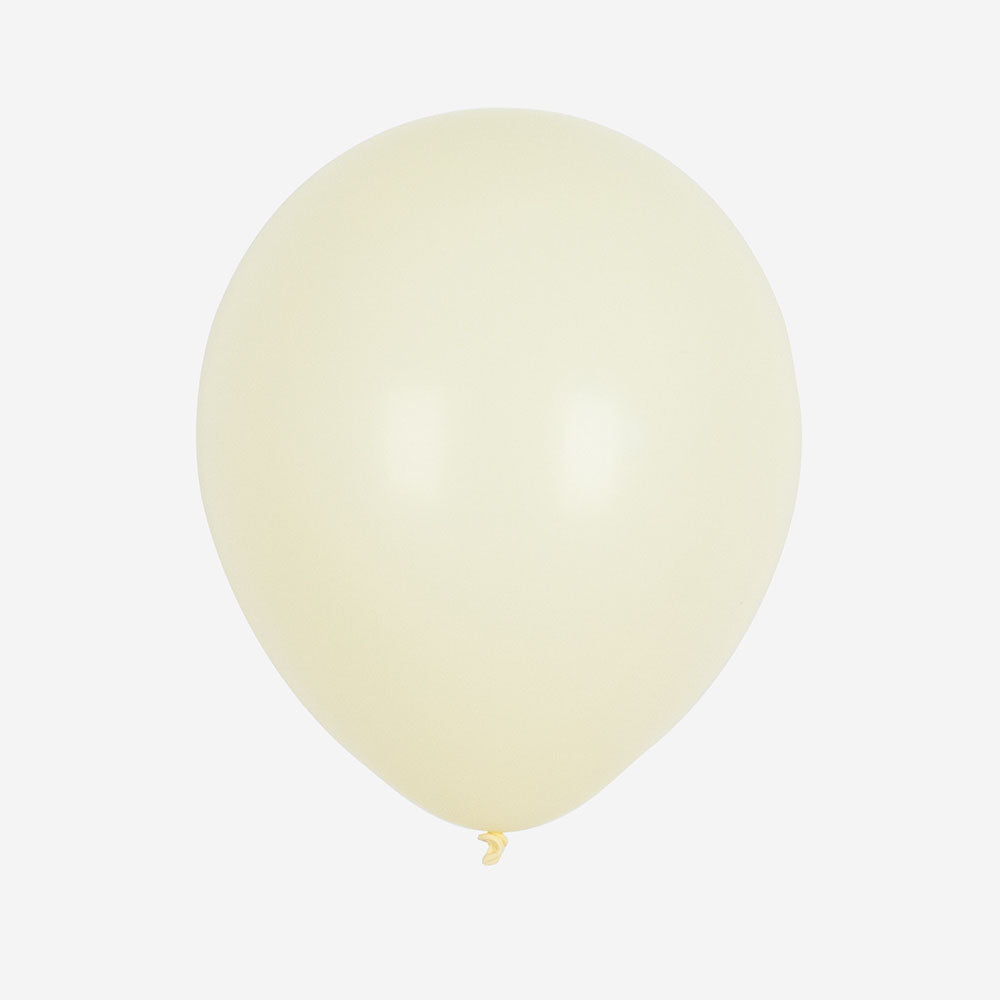 Ballons de baudruche jaunes clairs anniversaire thème safari
