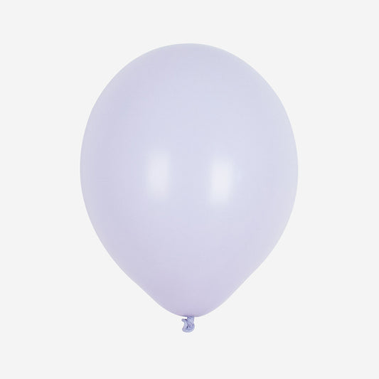 10 ballons de baudruche violet pastel anniversaire thème fées, princesses ou licornes