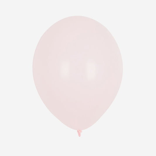 10 pastel pink balloons for children's birthday princesses