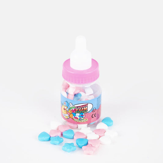 Vintage baby bottle candy for baby shower and child's birthday