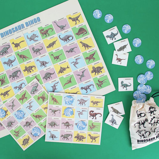 Bingo dinosaures : idee cadeau anniversaire enfant garcon original