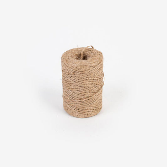 100m spool of natural color twine for country decoration