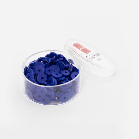 Perline Heishi blu navy per laboratorio di braccialetti