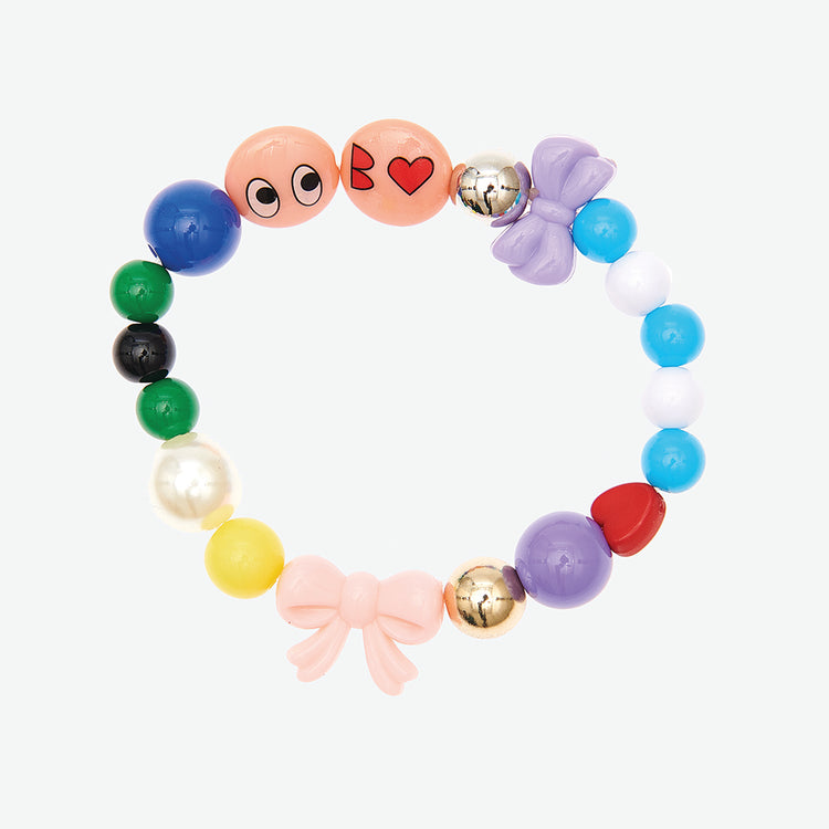 Idée cadeau enfant : bracelet perles multicolores