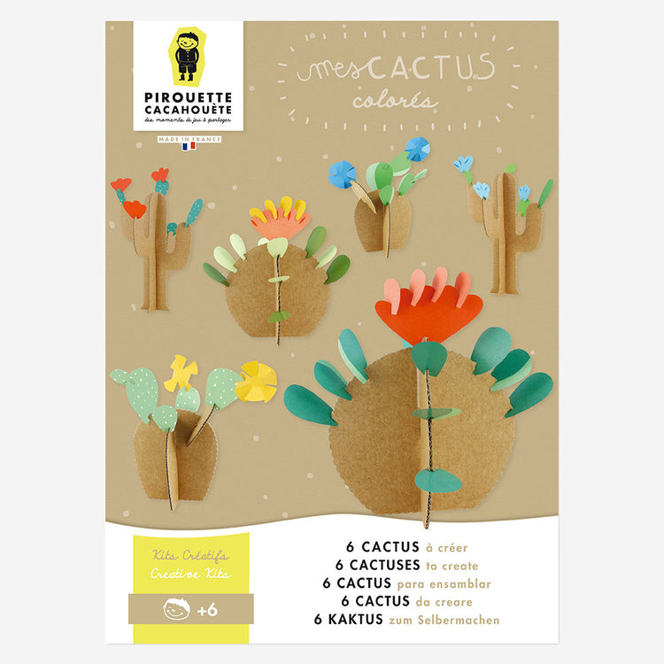 My little Day : décoration table summer ou indien kit loisirs créatifs cactus 