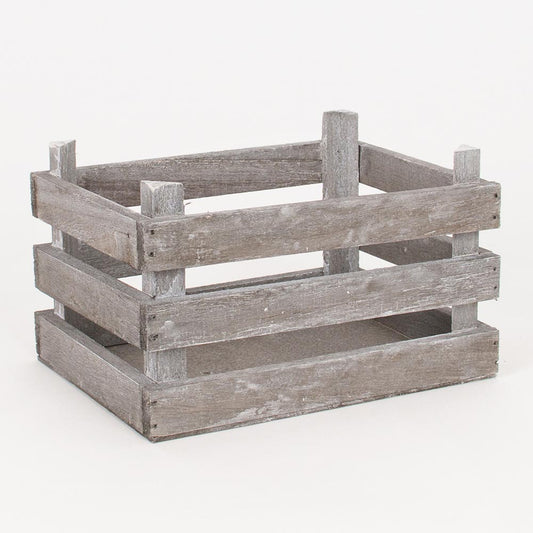 1 wooden crate ideal for a natural and rural decoration