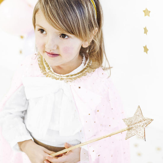 Cape princesse sweet rose enfant : Deguise-toi, achat de Accessoires
